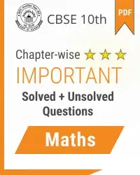 CBSE 10th Math important questions with solution