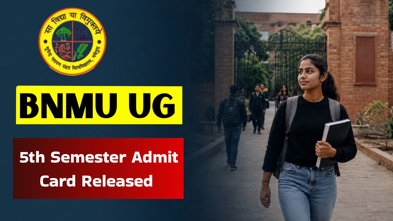 BNMU 2026 UG 5th Semester Exam