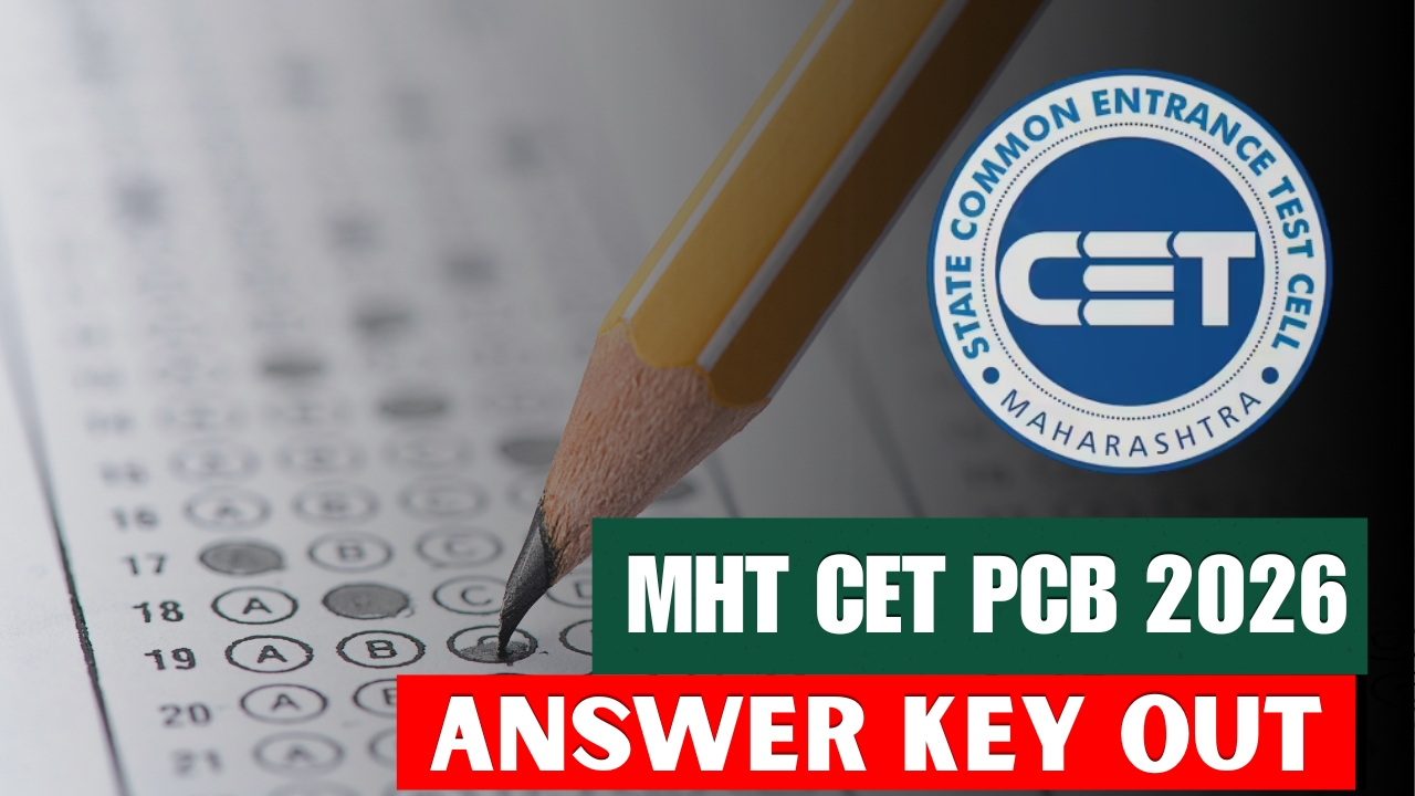 MHT CET PCB 2026 Answer Key Out